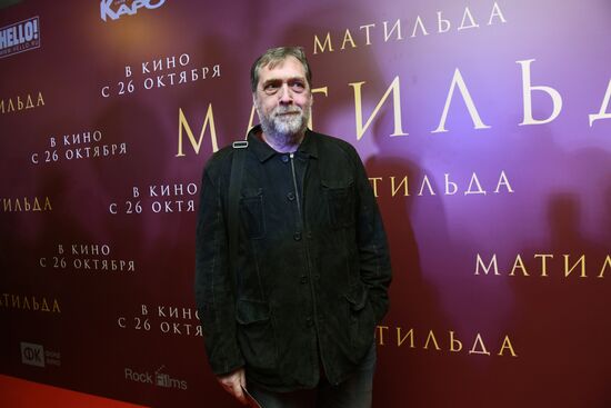 Премьера фильма Алексея Учителя "Матильда"