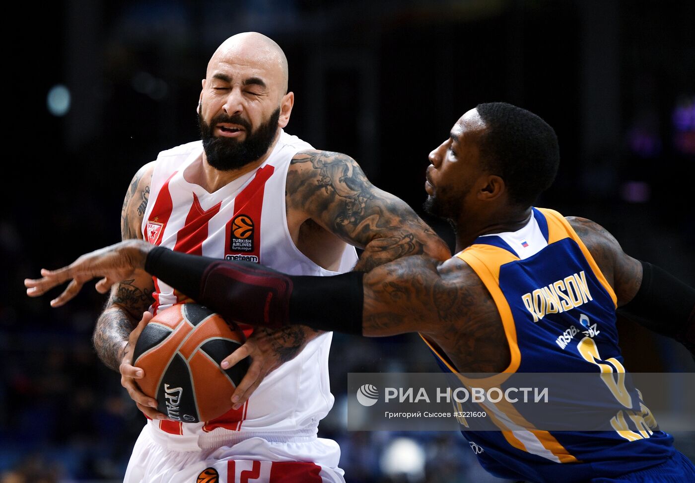 Баскетбол. Евролига. Матч "Химки" - "Црвена Звезда"