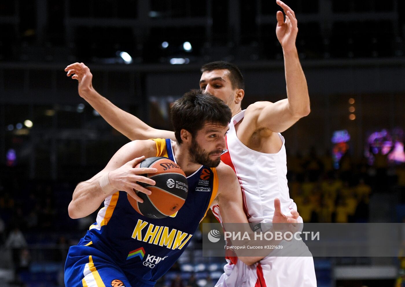 Баскетбол. Евролига. Матч "Химки" - "Црвена Звезда"