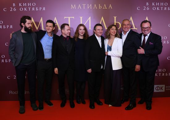 Премьера фильма Алексея Учителя "Матильда"