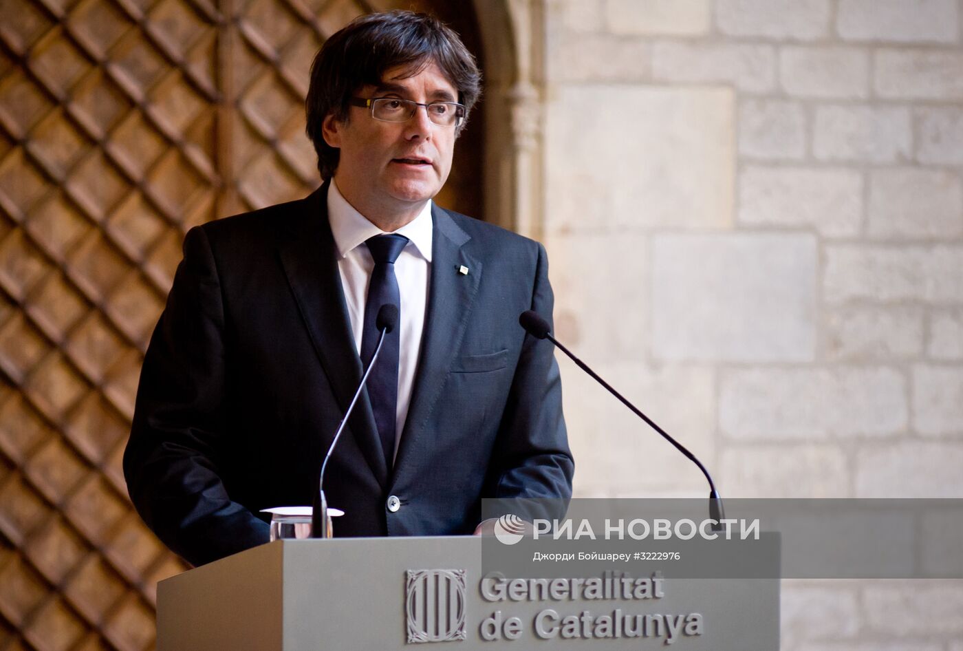 Глава правительства Каталонии К.Пучдемон выступил с заявлением