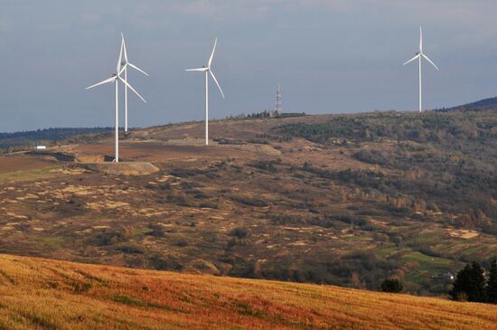 Ветряная и солнечная электростанции во Львовской области