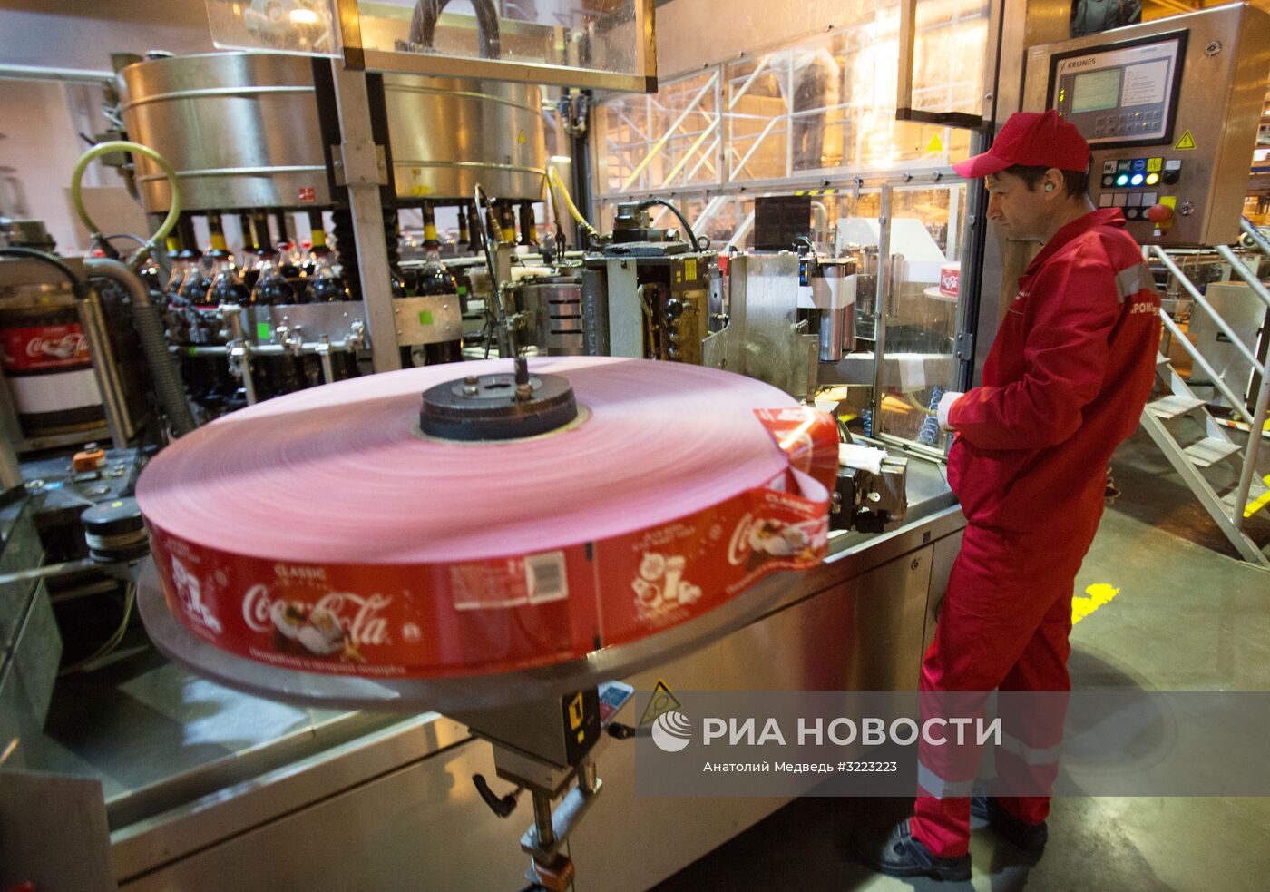 Запуск новых производственных линий завода Coca-Cola в Санкт-Петербурге