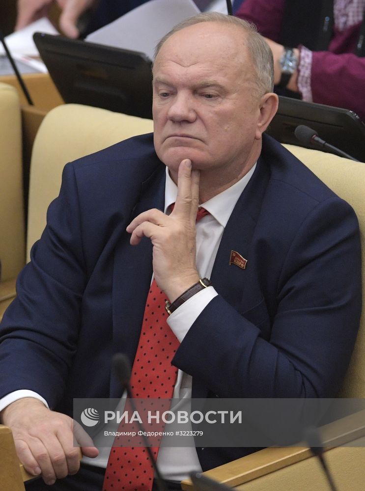 Пленарное заседание Госдумы РФ