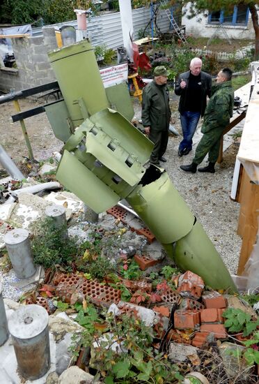 Музей под открытым небом "Гражданская война на Донбассе" в Донецке