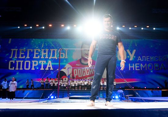 Прогон шоу А. Немова "Легенды спорта. Восхождение"