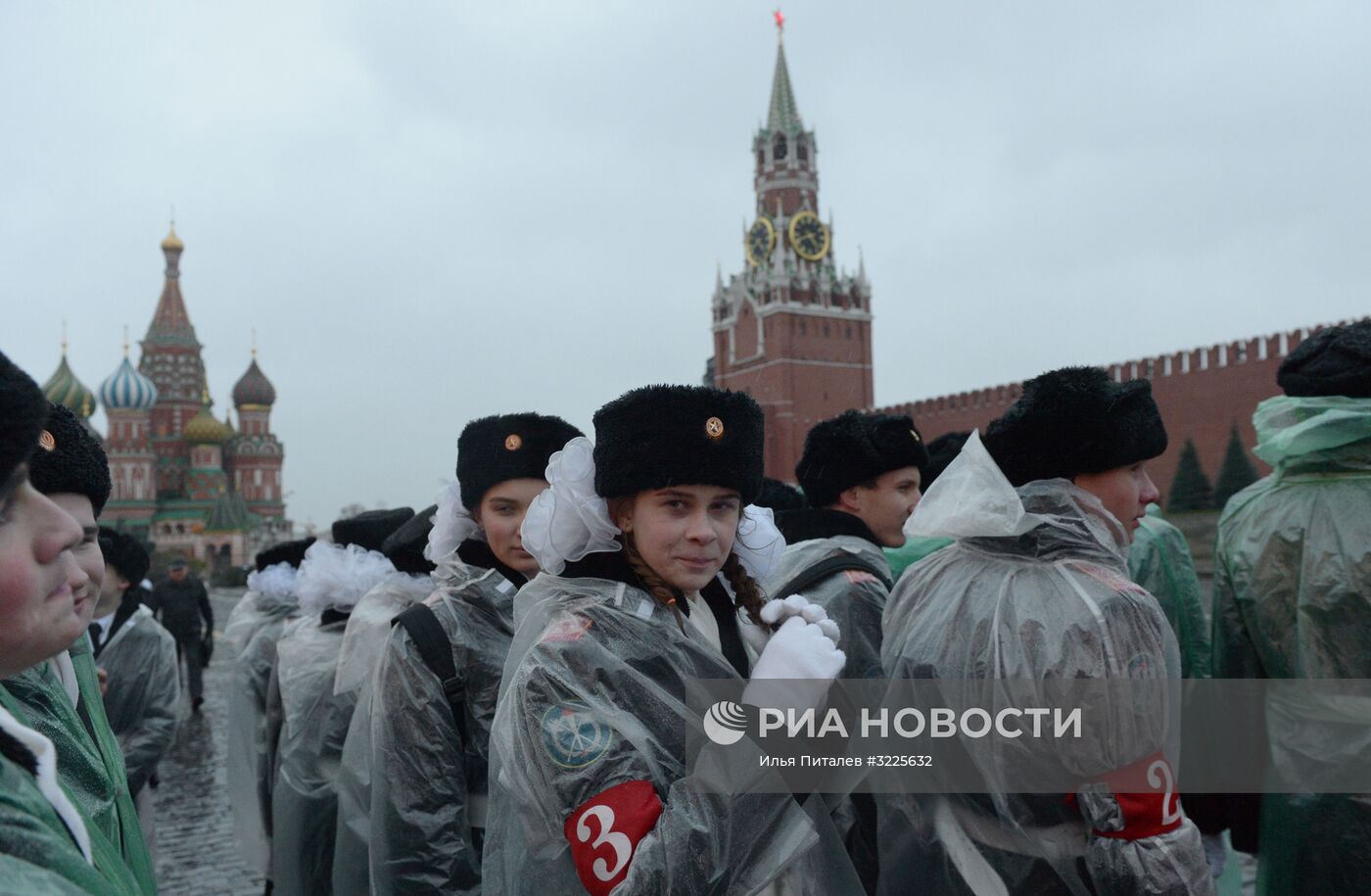 Репетиция марша, посвященного 76-й годовщине парада 1941 года