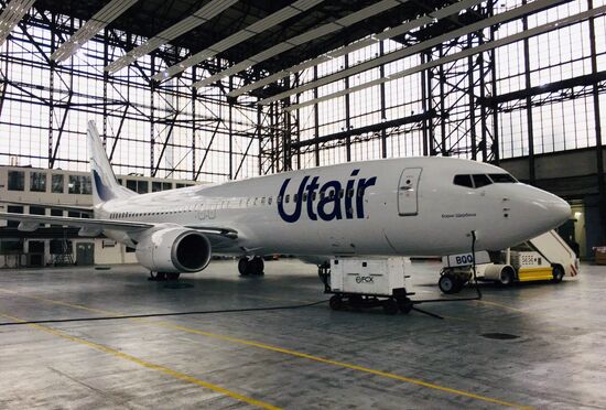 Презентация новой ливреи самолетов компании Utair