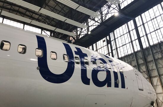 Презентация новой ливреи самолетов компании Utair