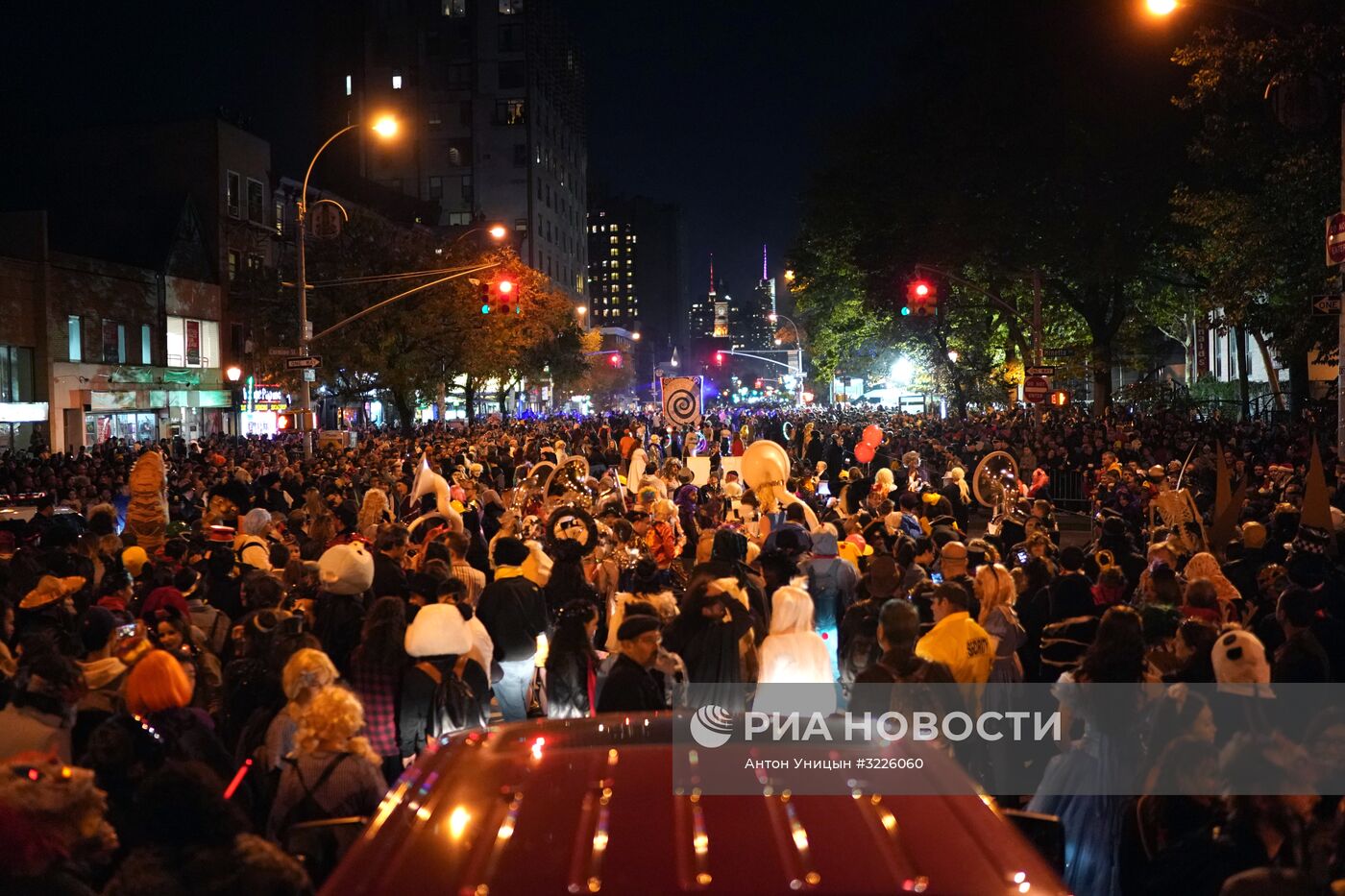 Парад по случаю праздника Хэллоуин в Нью-Йорке