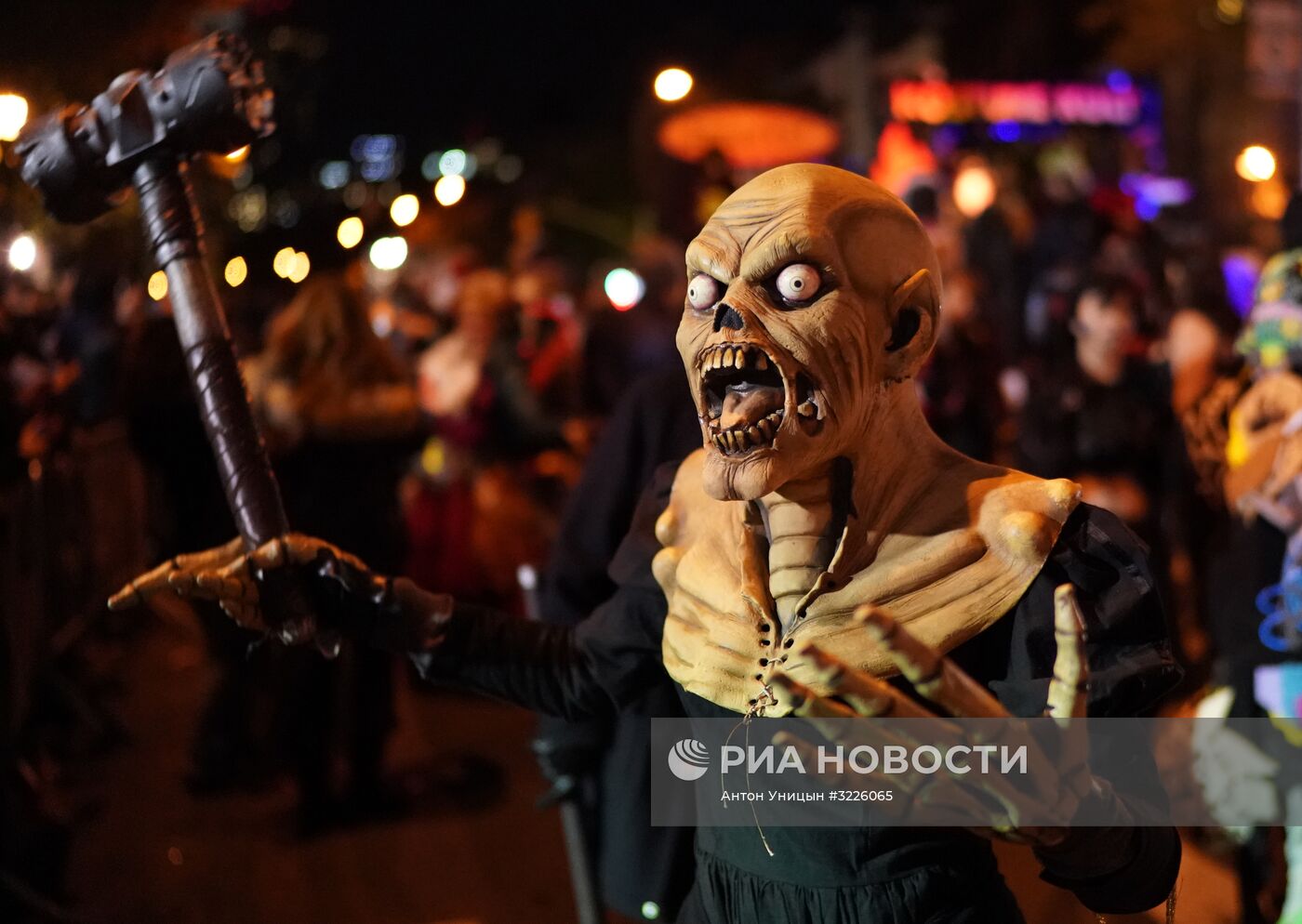 Парад по случаю праздника Хэллоуин в Нью-Йорке