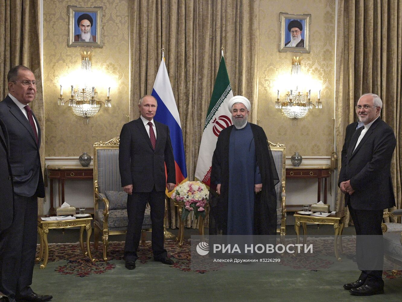 Рабочий визит президента РФ В. Путина в Иран