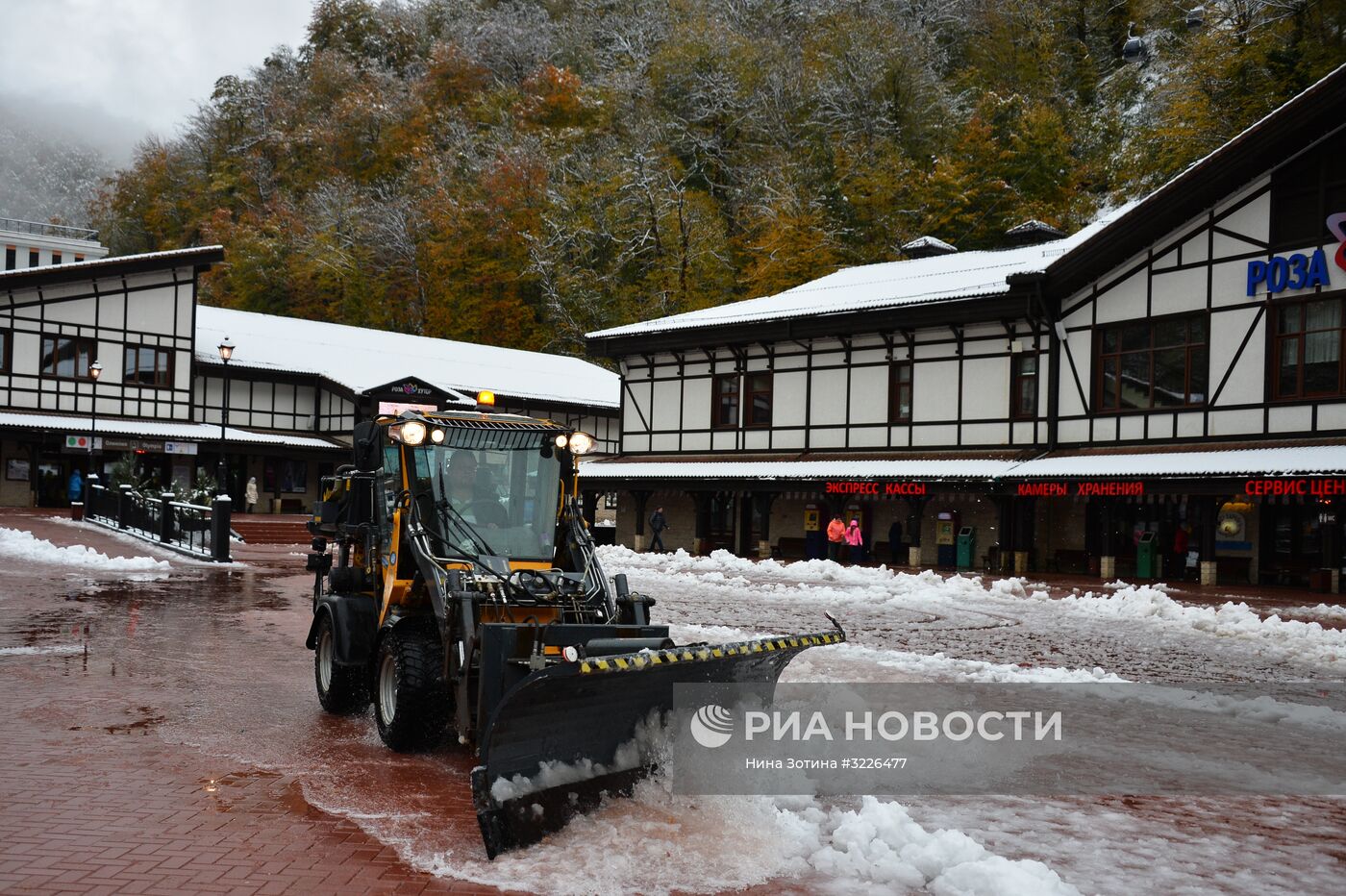 Снег в Красной Поляне