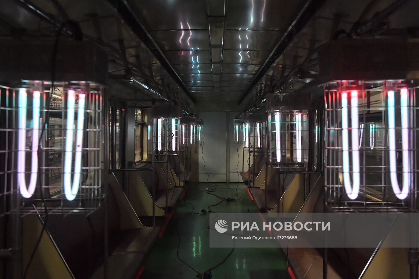 Обеззараживание вагонов метро