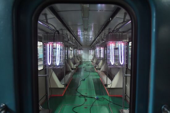 Обеззараживание вагонов метро