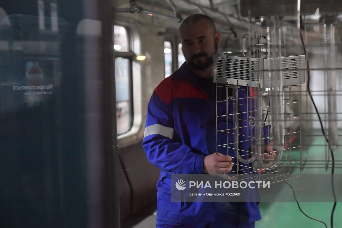 Обеззараживание вагонов метро