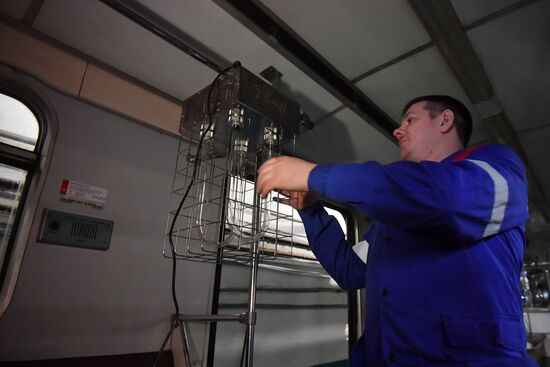 Обеззараживание вагонов метро