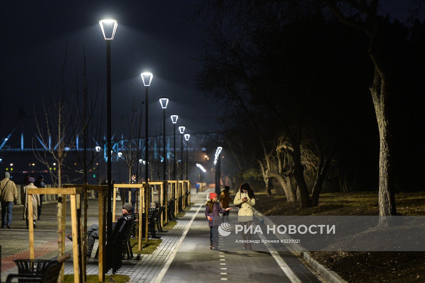 Открытие Михайловской набережной в Новосибирске