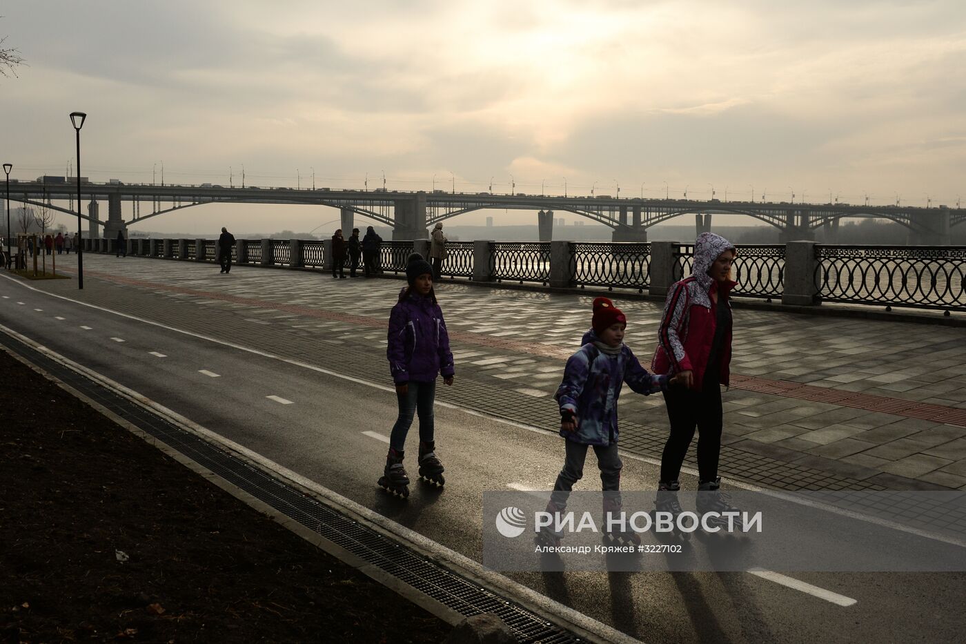 Открытие Михайловской набережной в Новосибирске