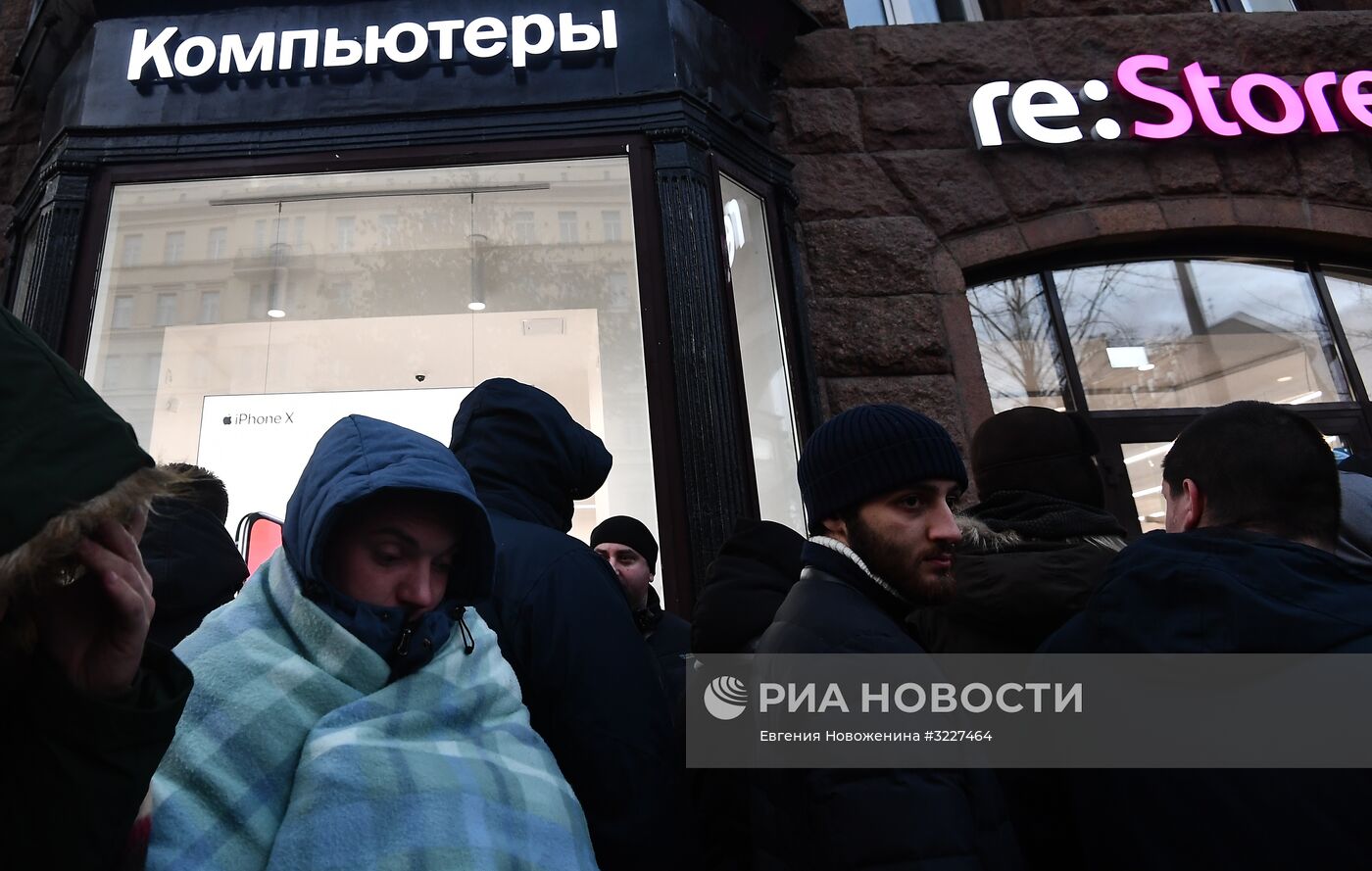 Старт продаж iPhone X в России