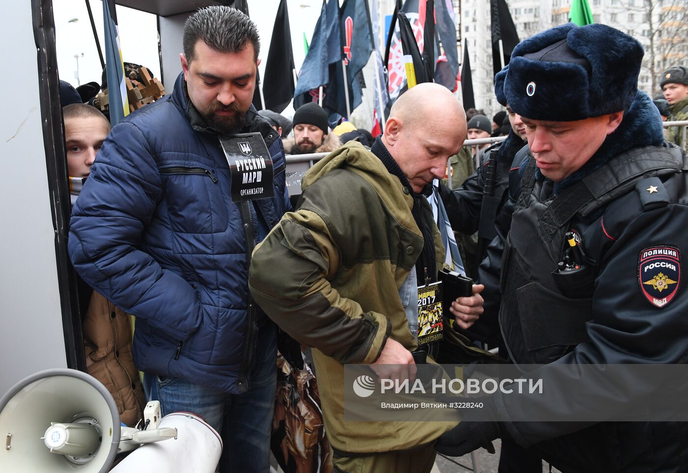 Акция "Русский марш" в Москве