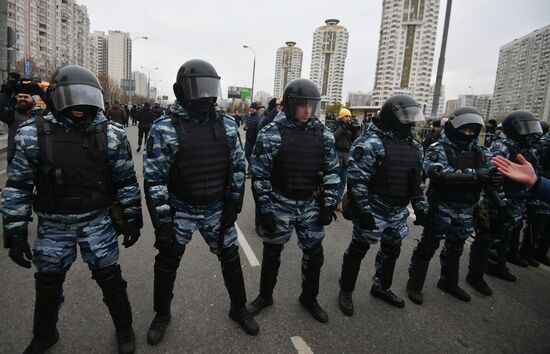 Акция "Русский марш" в Москве