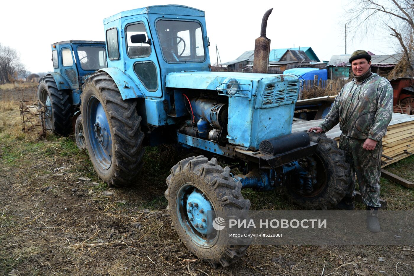 Участник программы "Дальневосточный гектар" Иван Панин в Хабаровском крае