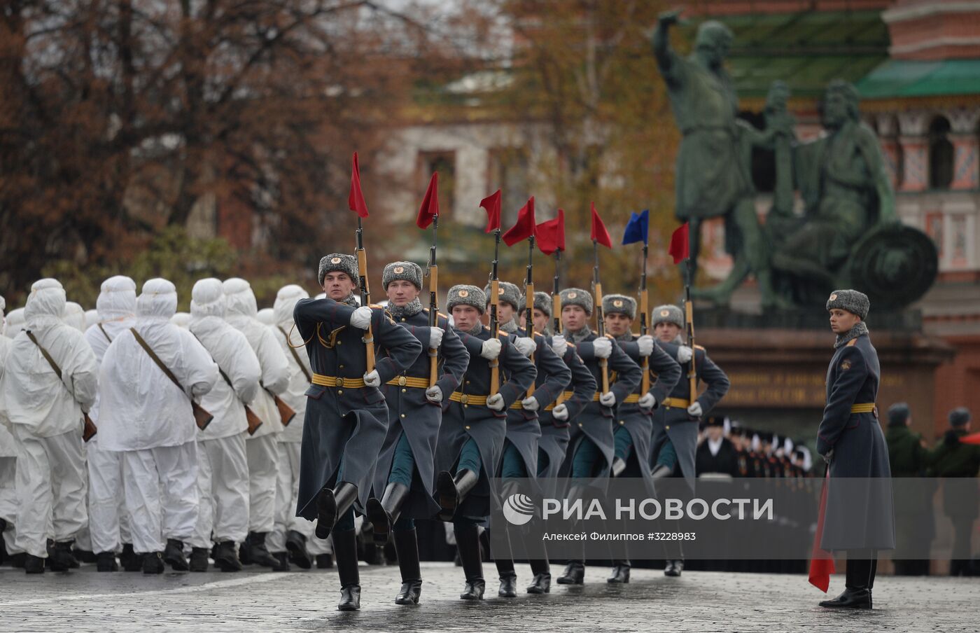 Генеральная репетиция марша, посвященного 76-й годовщине парада 1941 года