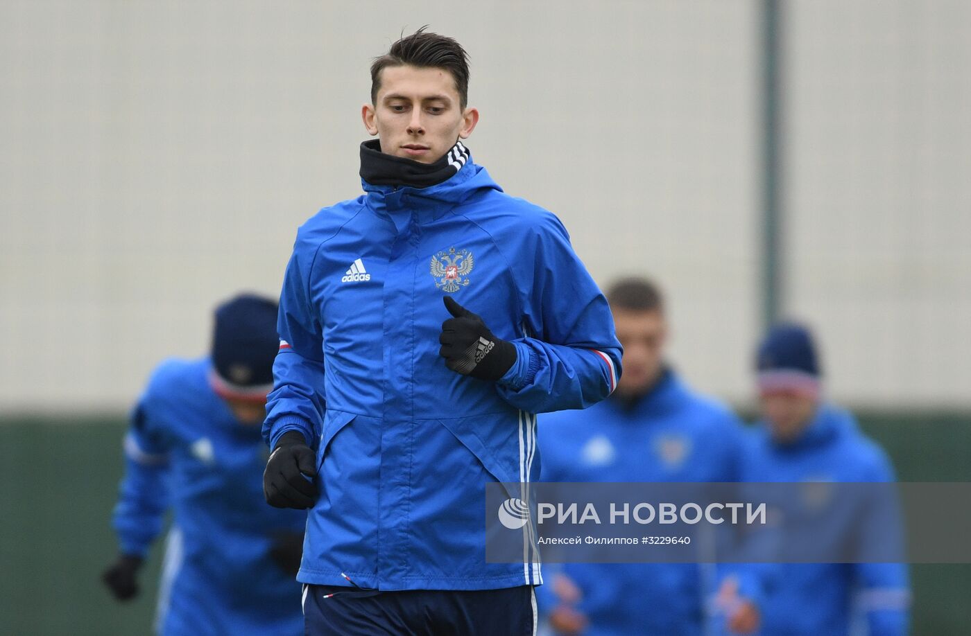 Футбол. Тренировка сборной России