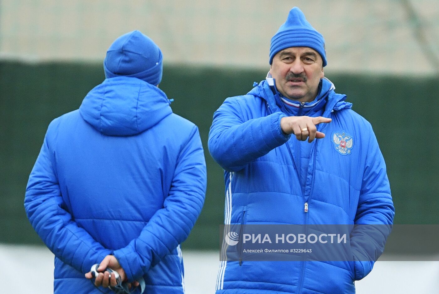 Футбол. Тренировка сборной России