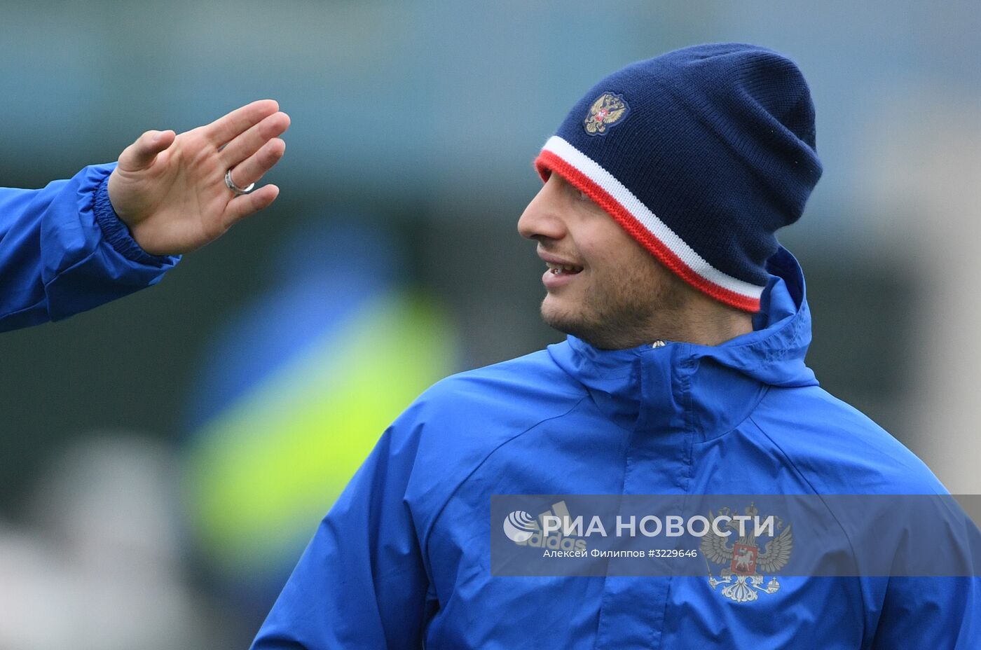 Футбол. Тренировка сборной России