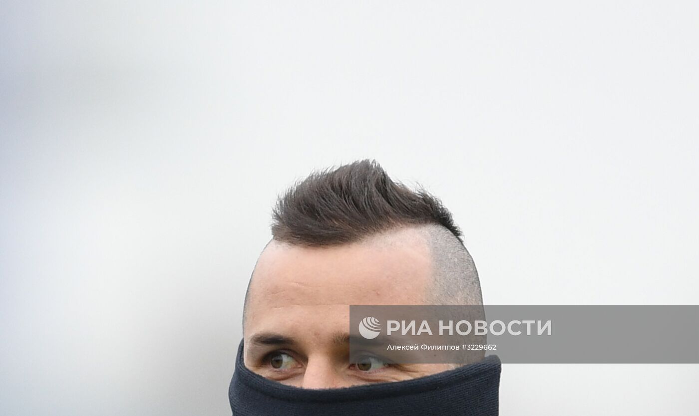 Футбол. Тренировка сборной России