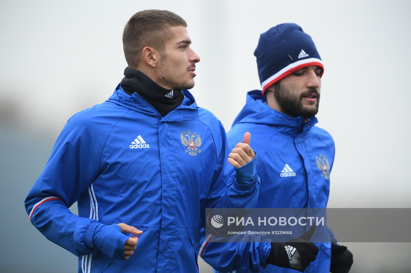 Футбол. Тренировка сборной России