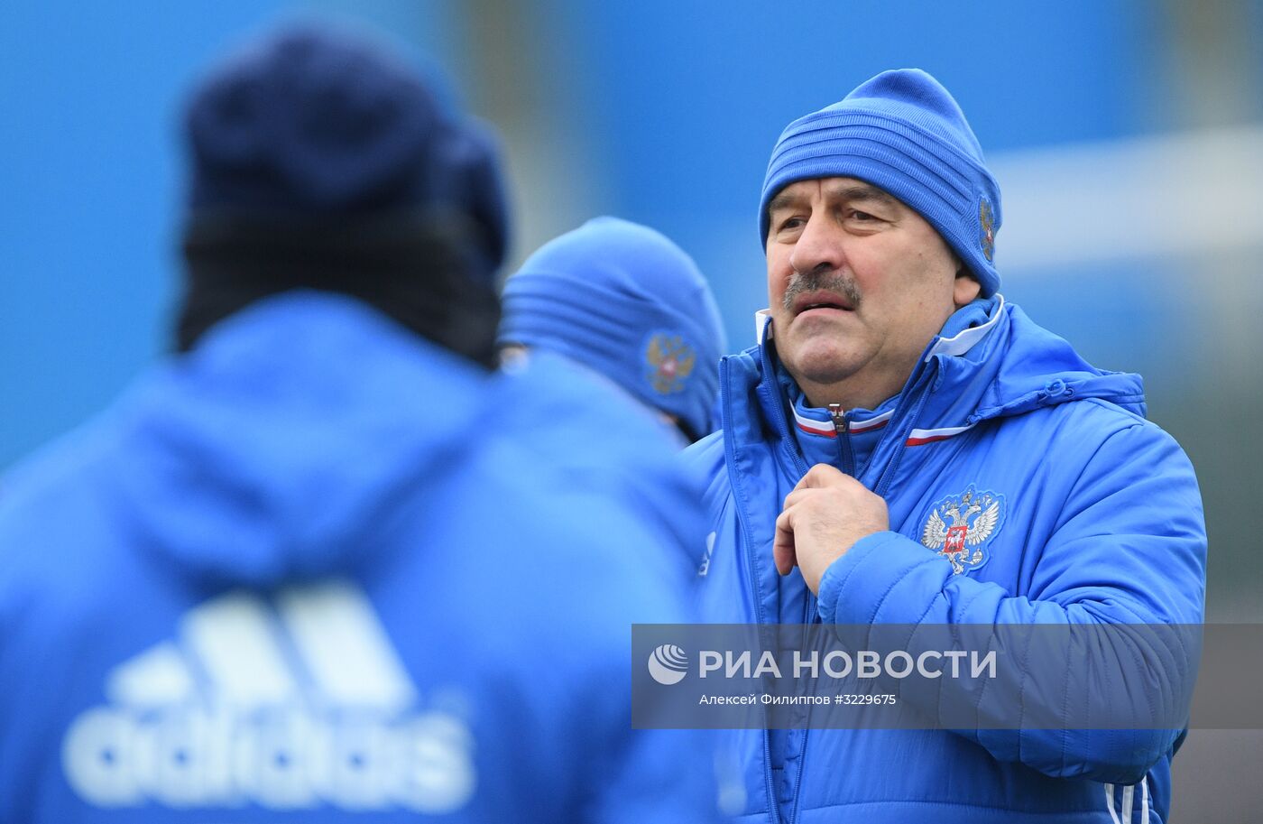 Футбол. Тренировка сборной России