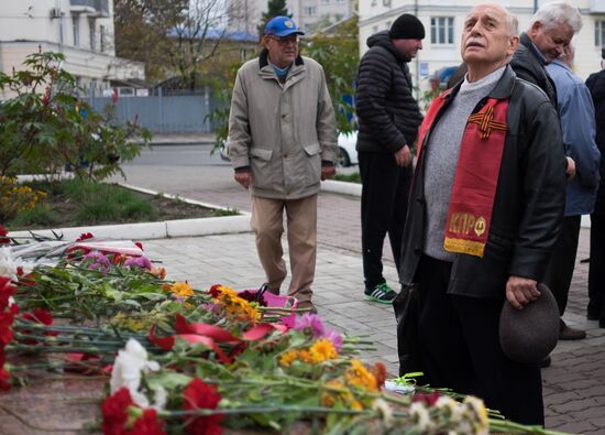 Празднование годовщины Октябрьской социалистической революции