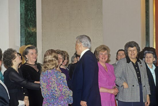 Президент РФ Б.Н.Ельцин