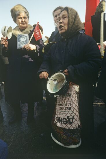 Марш "пустых кастрюль" в Москве