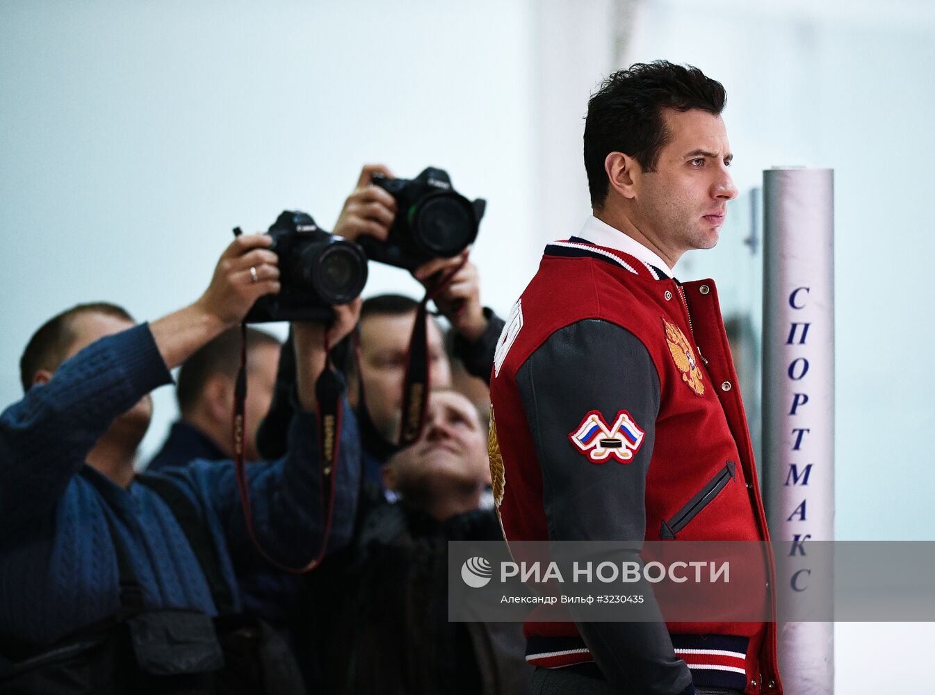 Хоккей. Тренировка национальной сборной России
