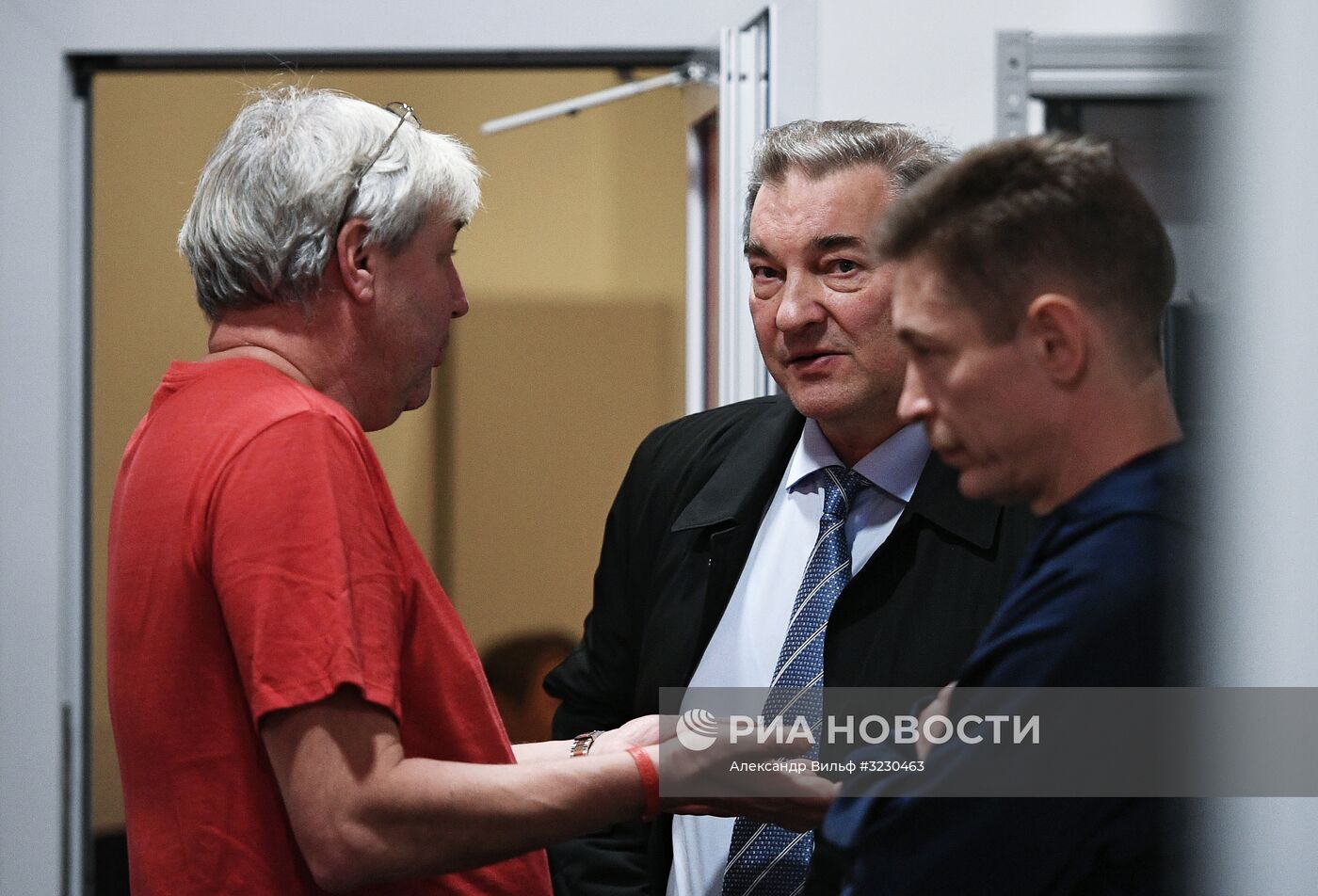 Хоккей. Тренировка национальной сборной России