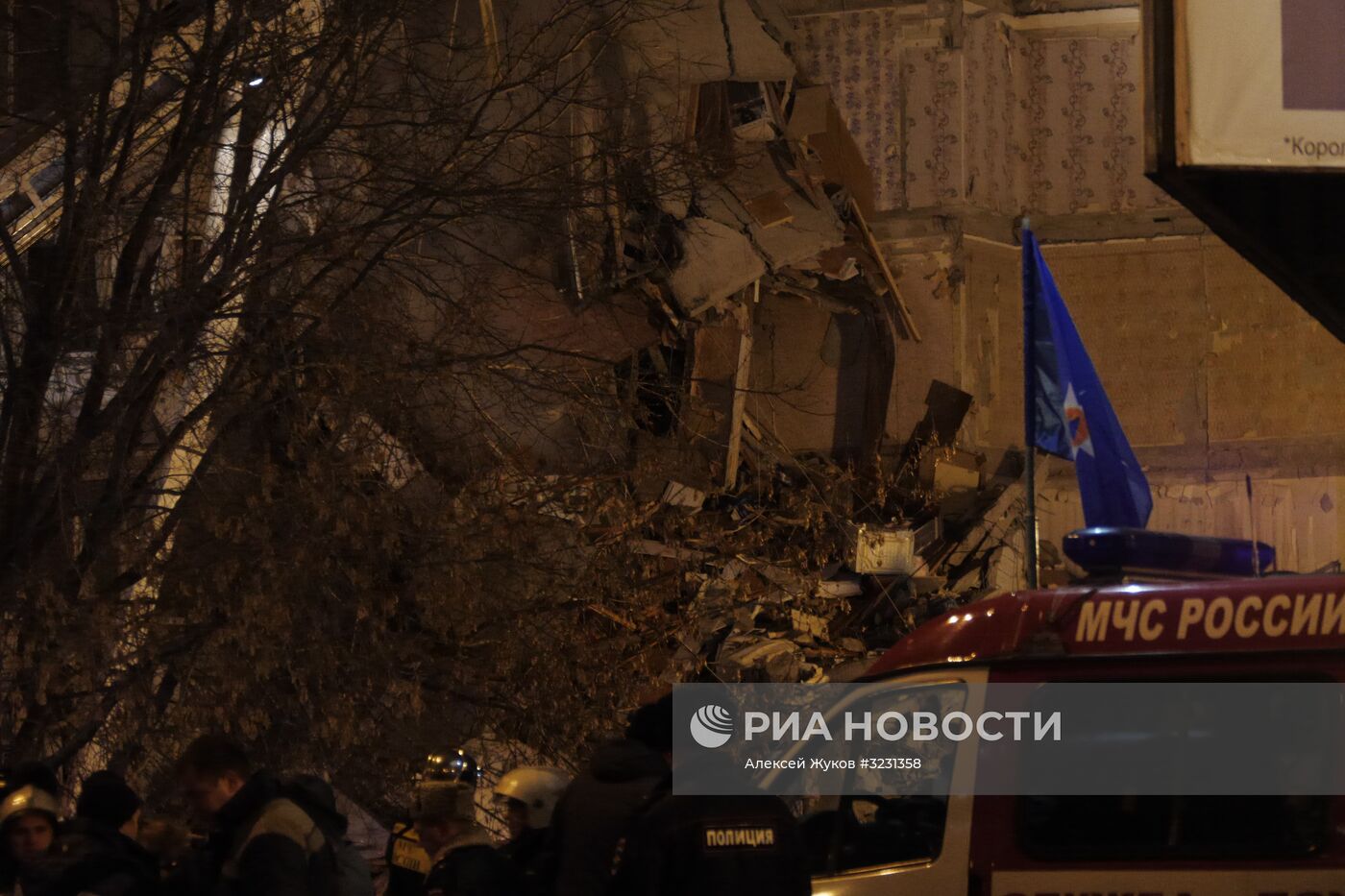 Обрушение жилого дома в Ижевске