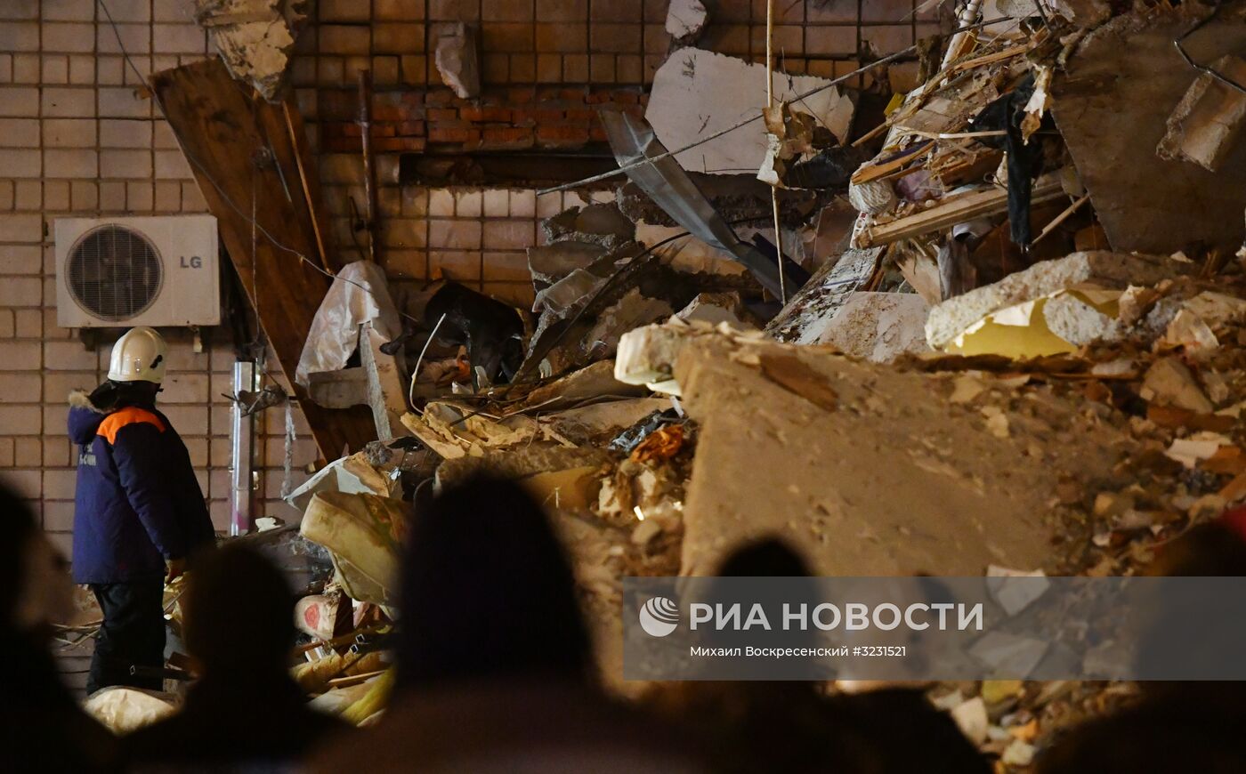 Обрушение жилого дома в Ижевске