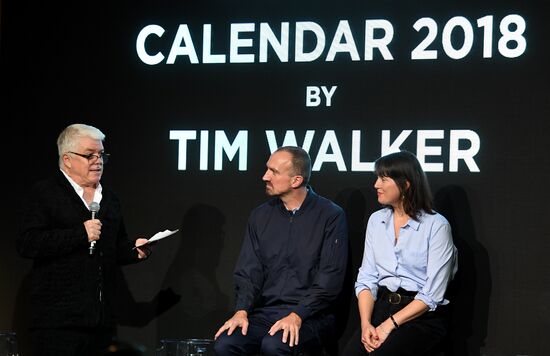 Представление нового календаря Pirelli 2018 года в Нью-Йорке