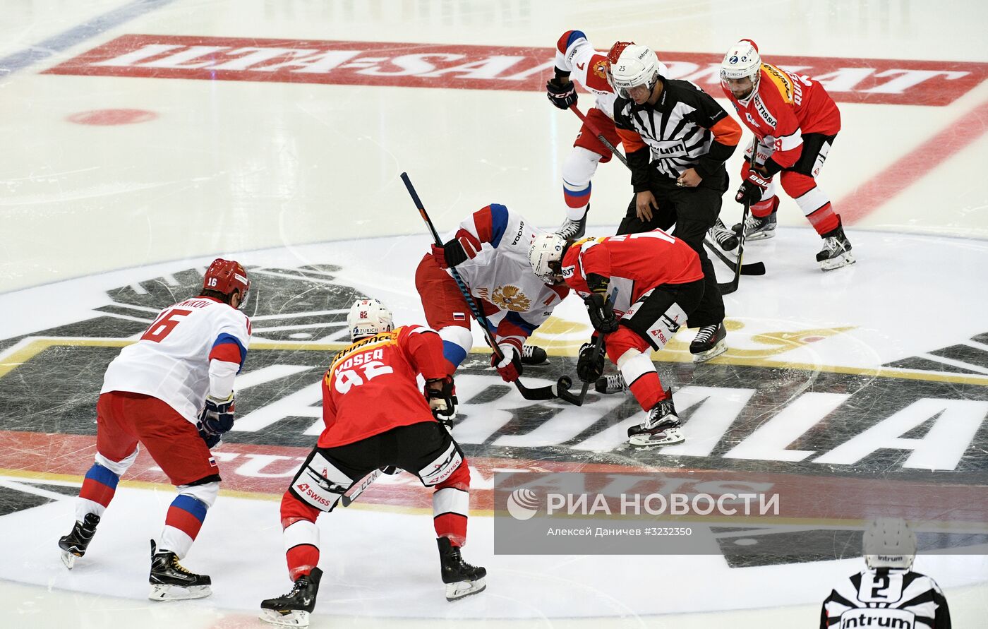 Хоккей. Кубок Карьяла. Матч Швейцария - Россия
