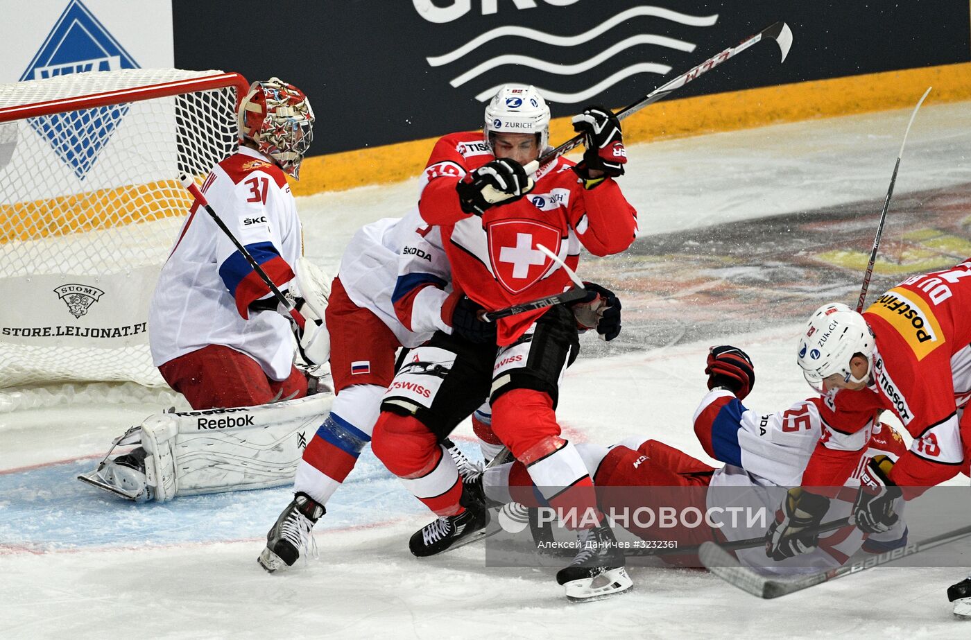 Хоккей. Кубок Карьяла. Матч Швейцария - Россия