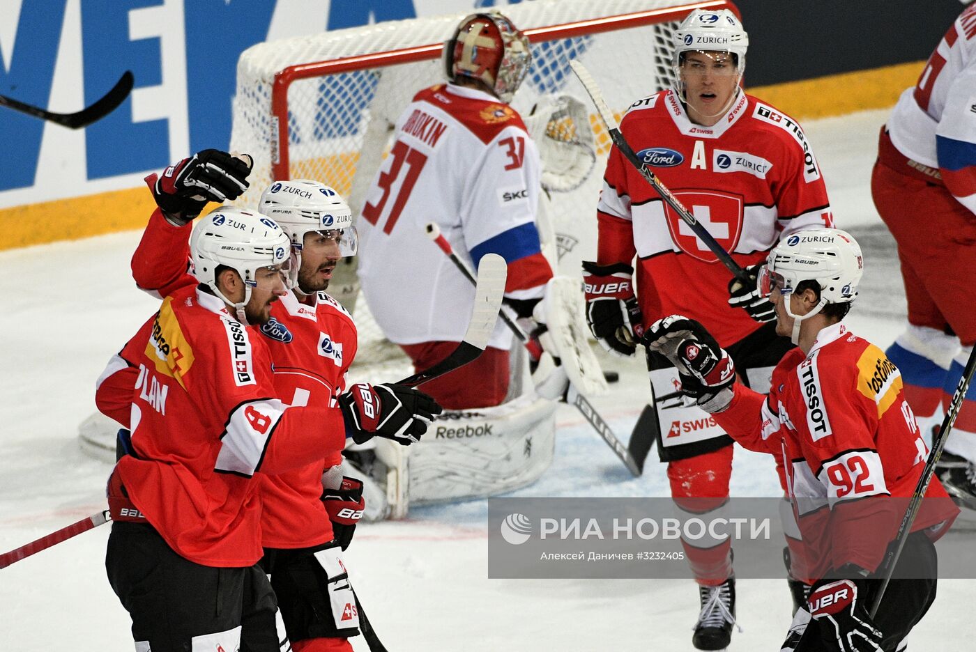 Хоккей. Кубок Карьяла. Матч Швейцария - Россия