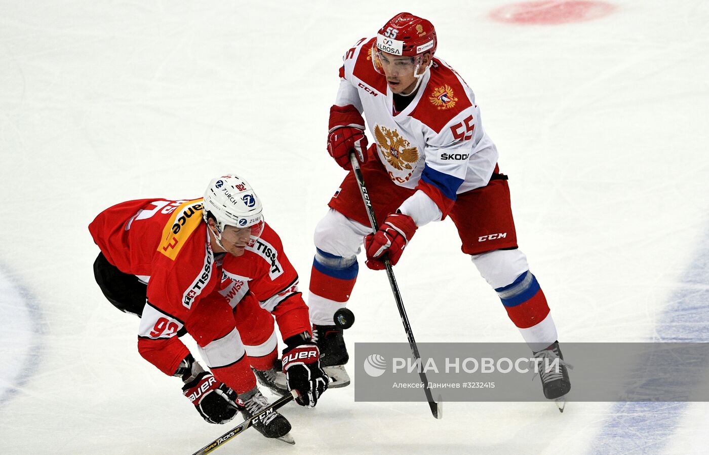 Хоккей. Кубок Карьяла. Матч Швейцария - Россия