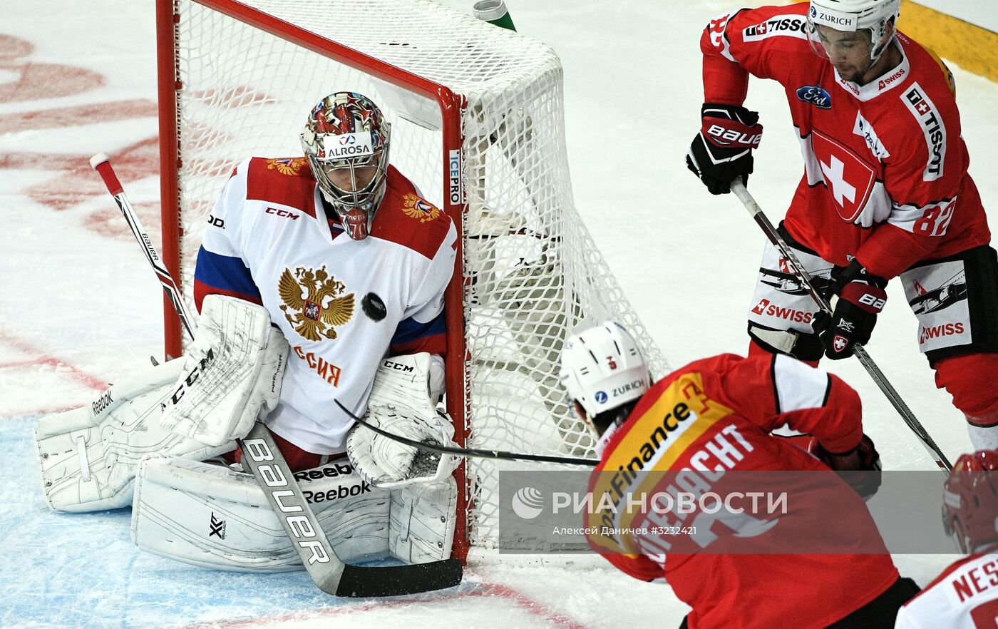 Хоккей. Кубок Карьяла. Матч Швейцария - Россия