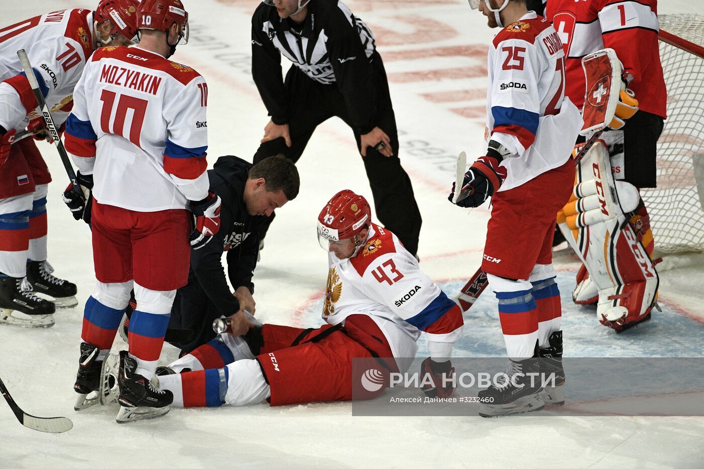 Хоккей. Кубок Карьяла. Матч Швейцария - Россия