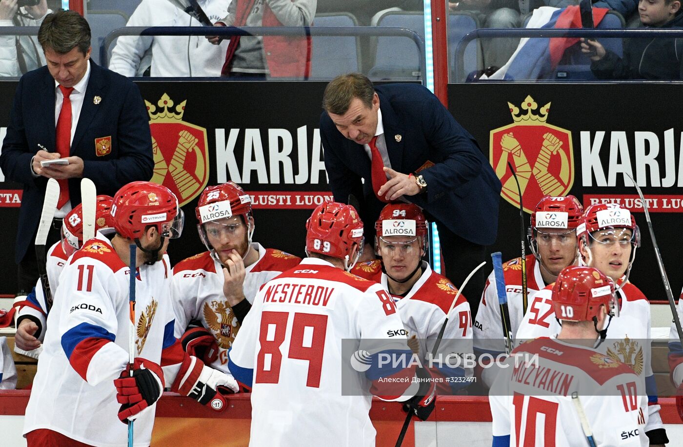Хоккей. Кубок Карьяла. Матч Швейцария - Россия