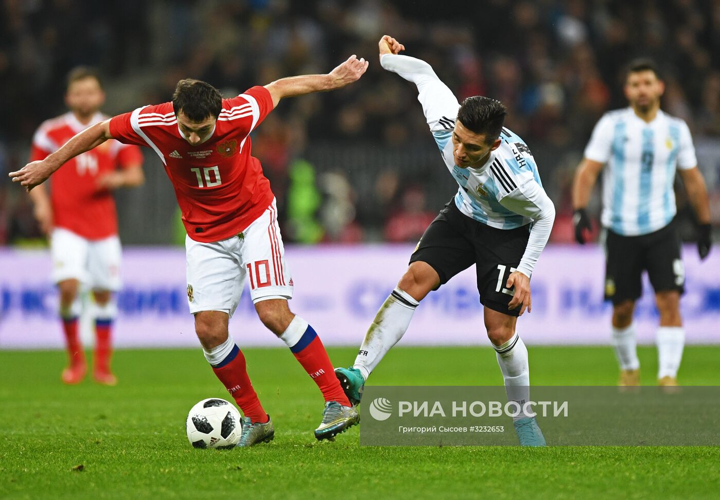 Футбол. Товарищеский матч. Россия - Аргентина